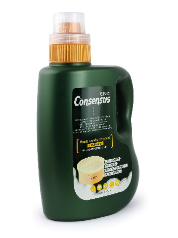 053441 Consensus Жидкое средство для стирки (для всей семьи), аромат детской присыпки, 1,85l