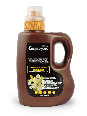 053892 Consensus Кондиционер для белья (для всей семьи), аромат белого мускуса, 1,8l